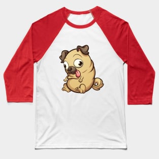 Fat pug Baseball T-Shirt